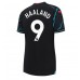 Manchester City Erling Haaland #9 Tredjedrakt Dame 2023-24 Korte ermer